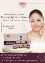 Beauty Basics Lumi Pro Anti-Hyperpigmentation Facial Kit is a professional 7-step treatment designed to target pigmentation, dark spots, and uneven skin tone. Powered by potent actives like Niacinamide, Hydroquinone, Retinoids, and Vitamin C, this advanced formula works synergistically to brighten, repair, and rejuvenate dull skin. The kit begins with Cleansing Actives that purify the pores, followed by a blend of Treatment Actives, Photo Blend Lotion, and Scrub that exfoliate and boost skin renewal. The Massage Gelatin and Massage Cream restore hydration and firmness, enhancing skin elasticity. The Treatment Pack helps fade pigmentation and evens out complexion, while the final Healing Serum locks in moisture and repairs skin barriers. With consistent use, it visibly reduces dark spots, enhances luminosity, and reveals flawless, radiant skin. Suitable for both men and women, Lumi Pro delivers a salon-like glow with every session.